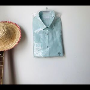 Calvin Klein Electric Blue Dress Shirt,15.5, 34/35